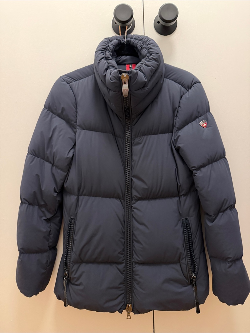 Post Card Navy Puffer Jacket